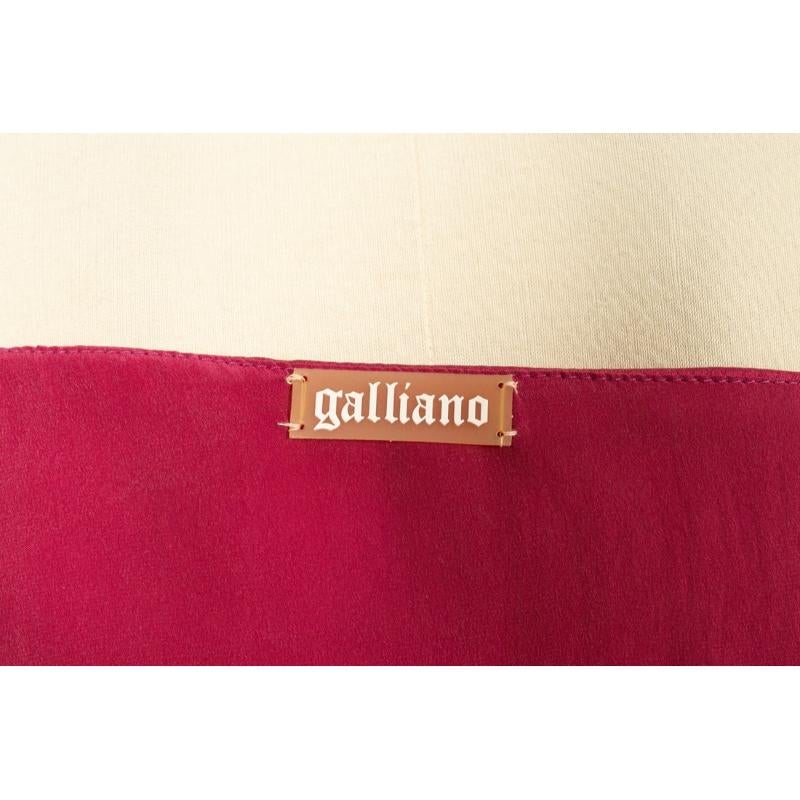 John Galliano Dress in Pink Silk, 2000s 4