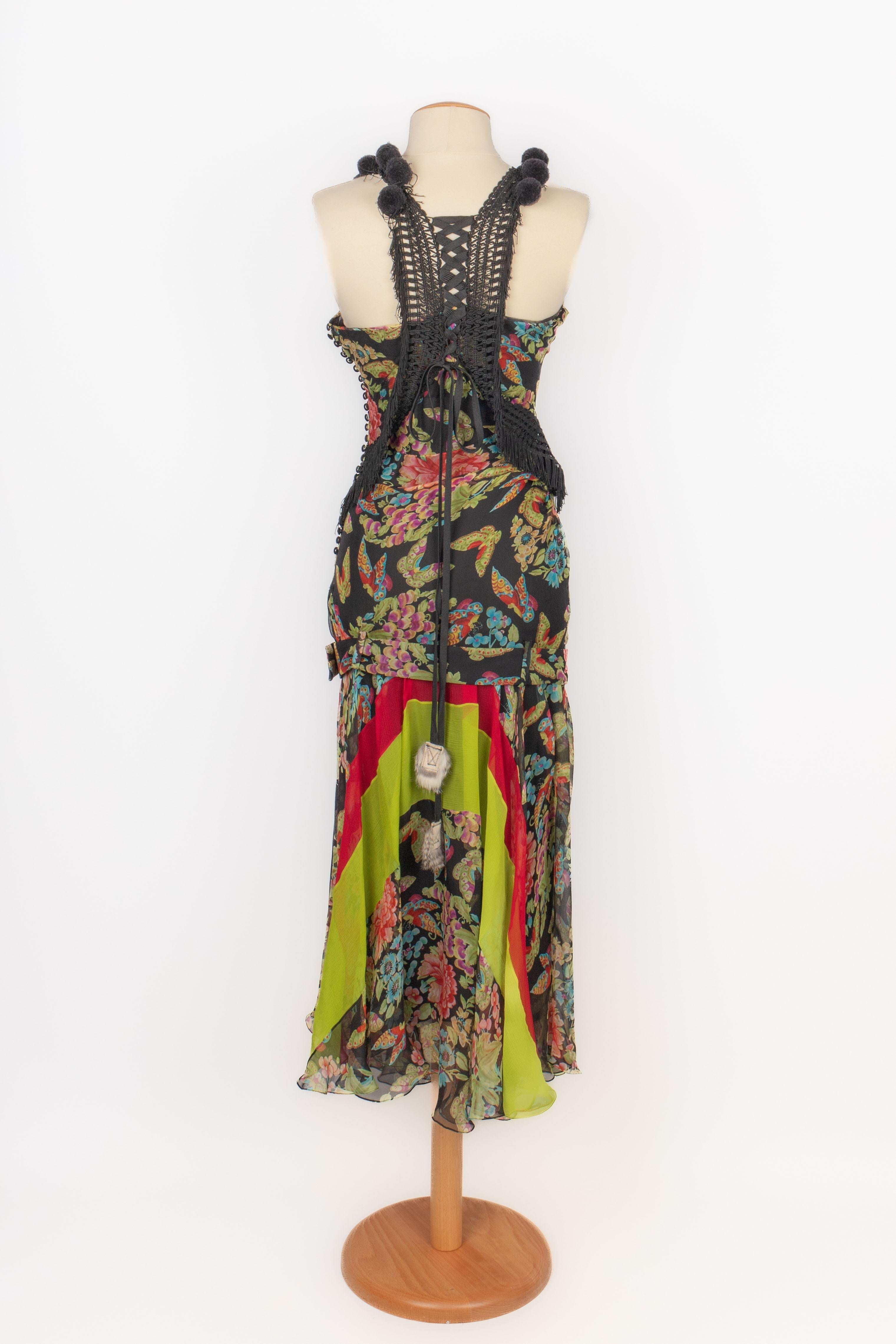 John Galliano dress Winter 2002 In Excellent Condition In SAINT-OUEN-SUR-SEINE, FR