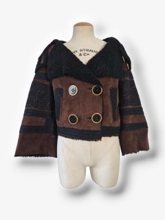 John Galliano Early 00s Shearling Jacket.