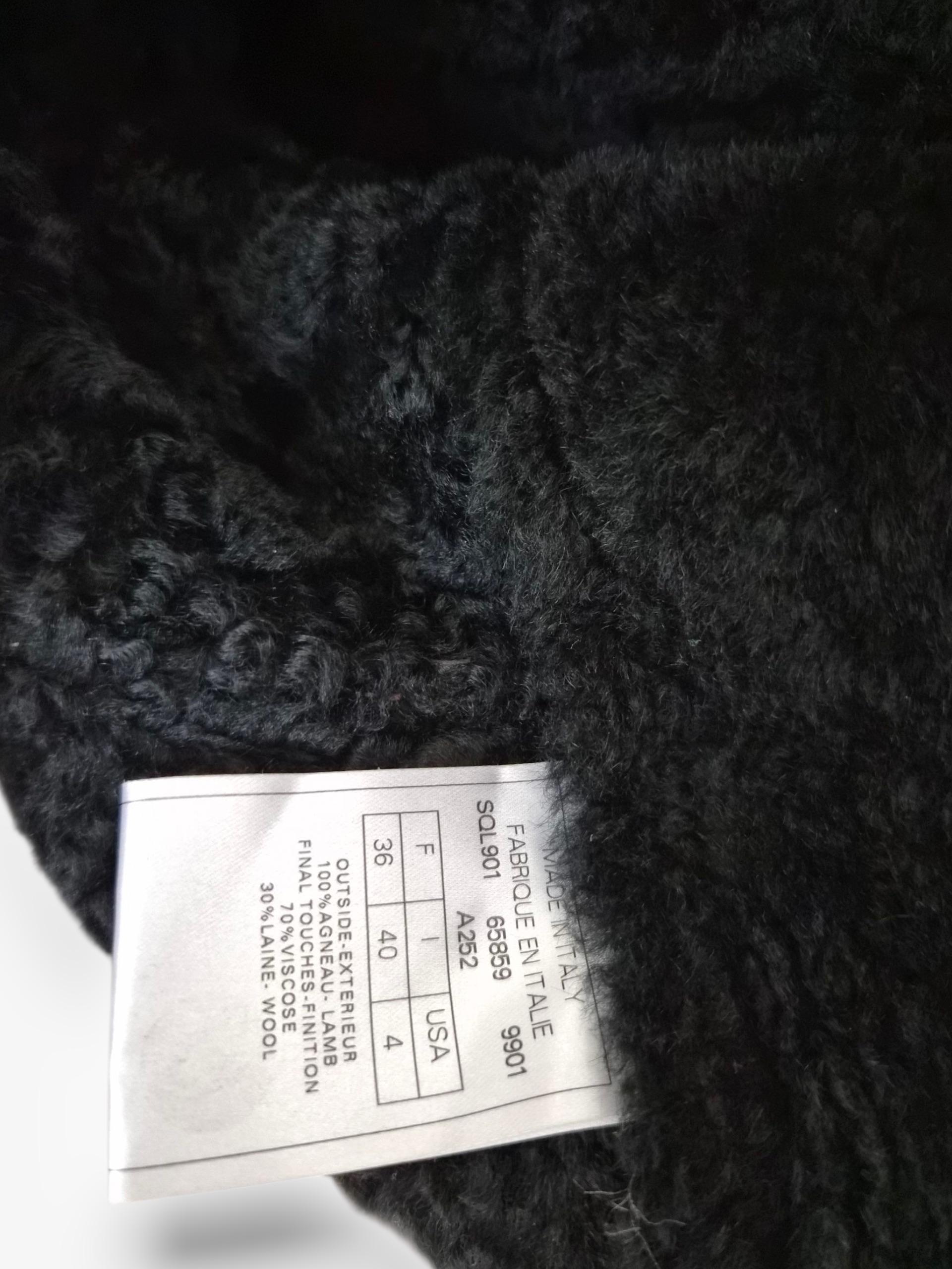 Giacca in shearling John Galliano dei primi anni '00. in vendita 1