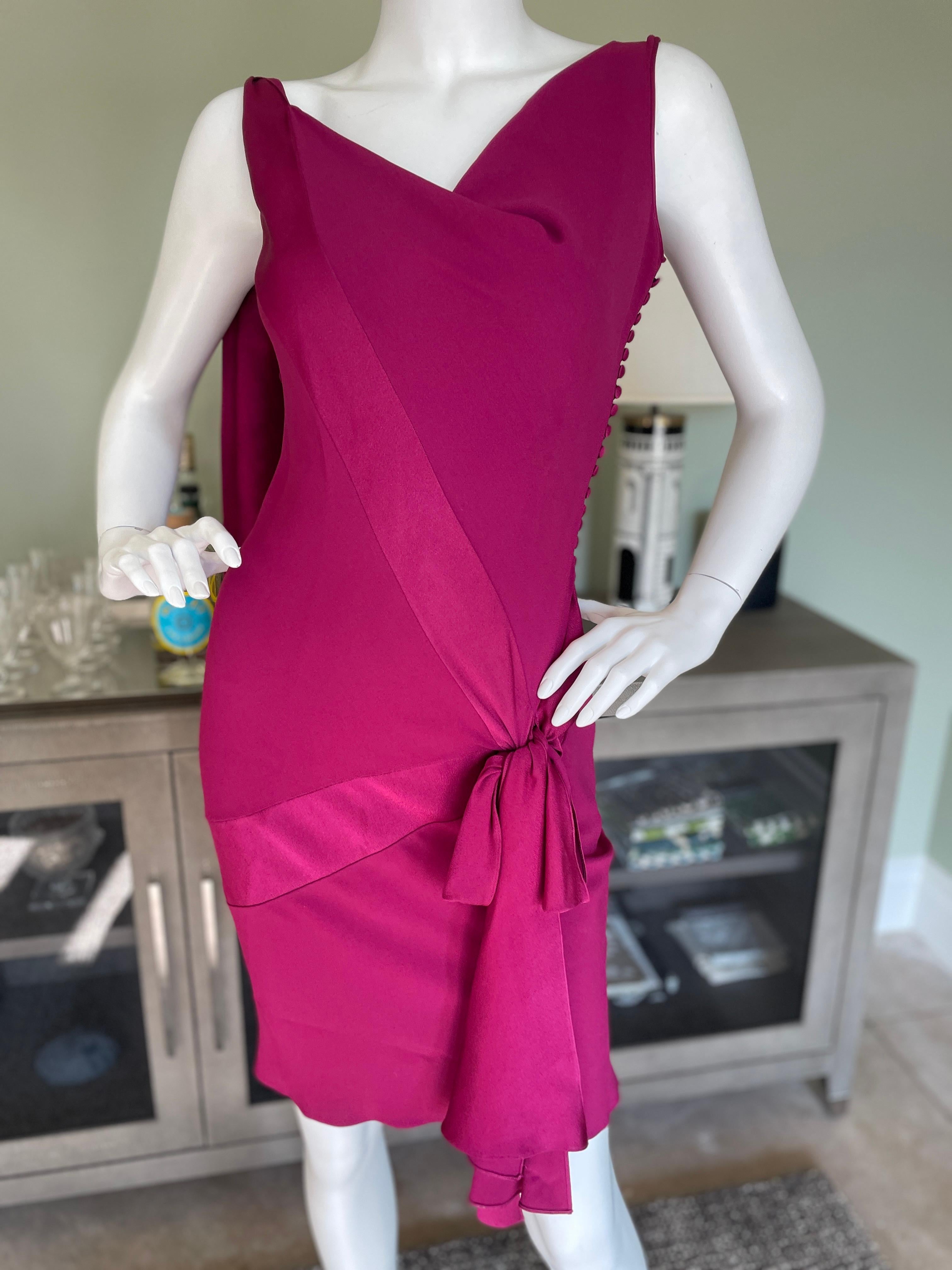Women's  John Galliano Elegant Vintage 2004 Bias Cut Pink Evening Dress  For Sale