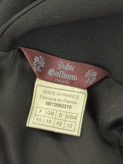John Galliano F/W 1998 rare black evening gown