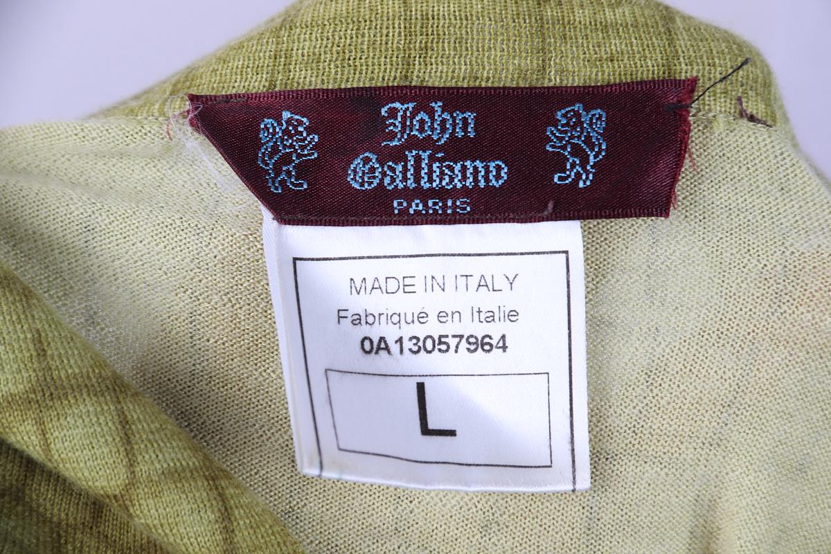 John Galliano F/W 2000 Strickjacke mit Krokodilmuster Damen im Angebot