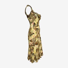 John Galliano F/W 2004 Printed Silk Jersey Dress