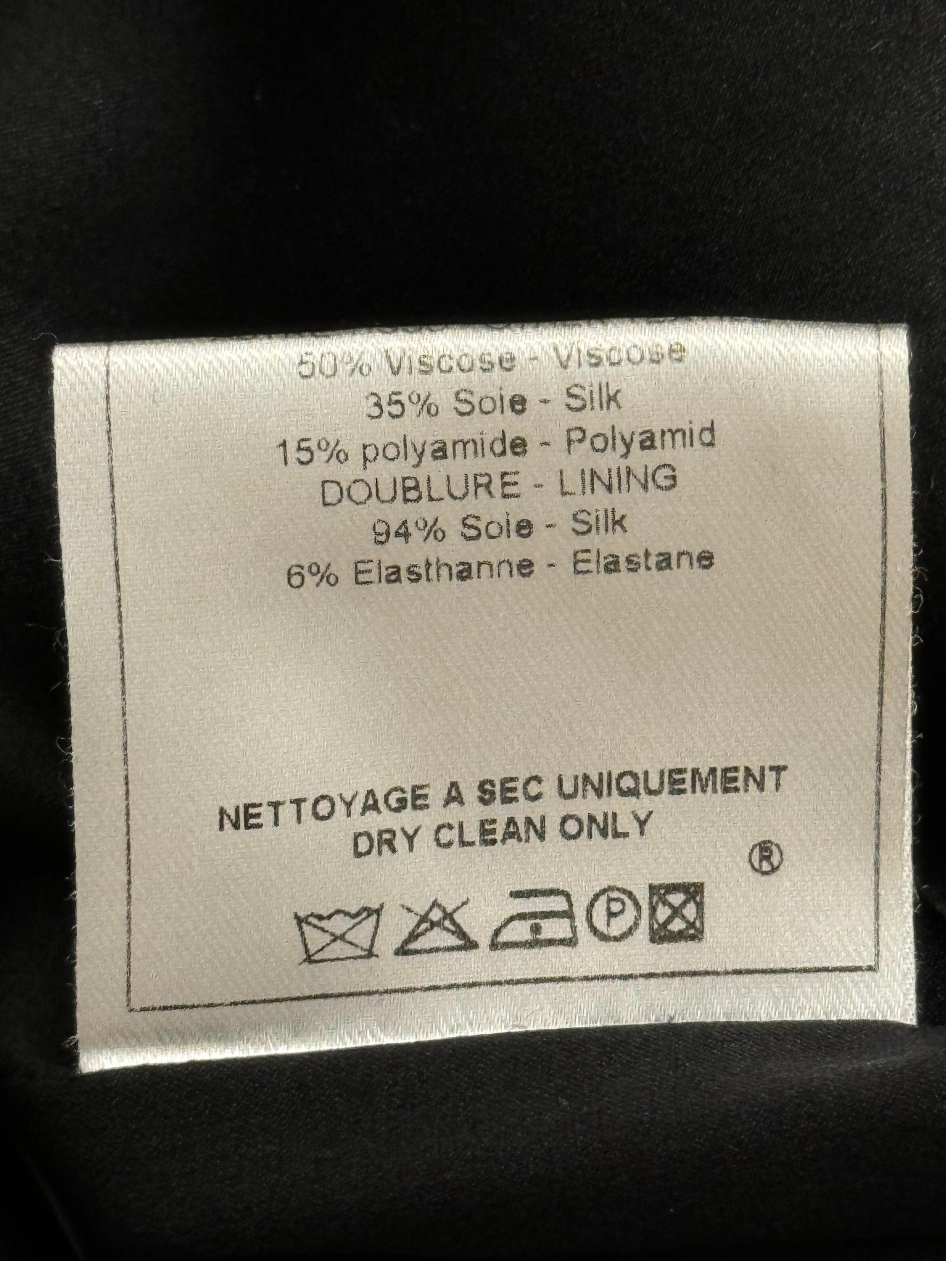 John Galliano F/W 2006 archival amazing black long jacket (veste longue noire) en vente 9