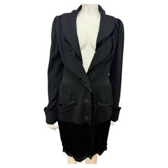 John Galliano F/W 2006 archival amazing black long jacket