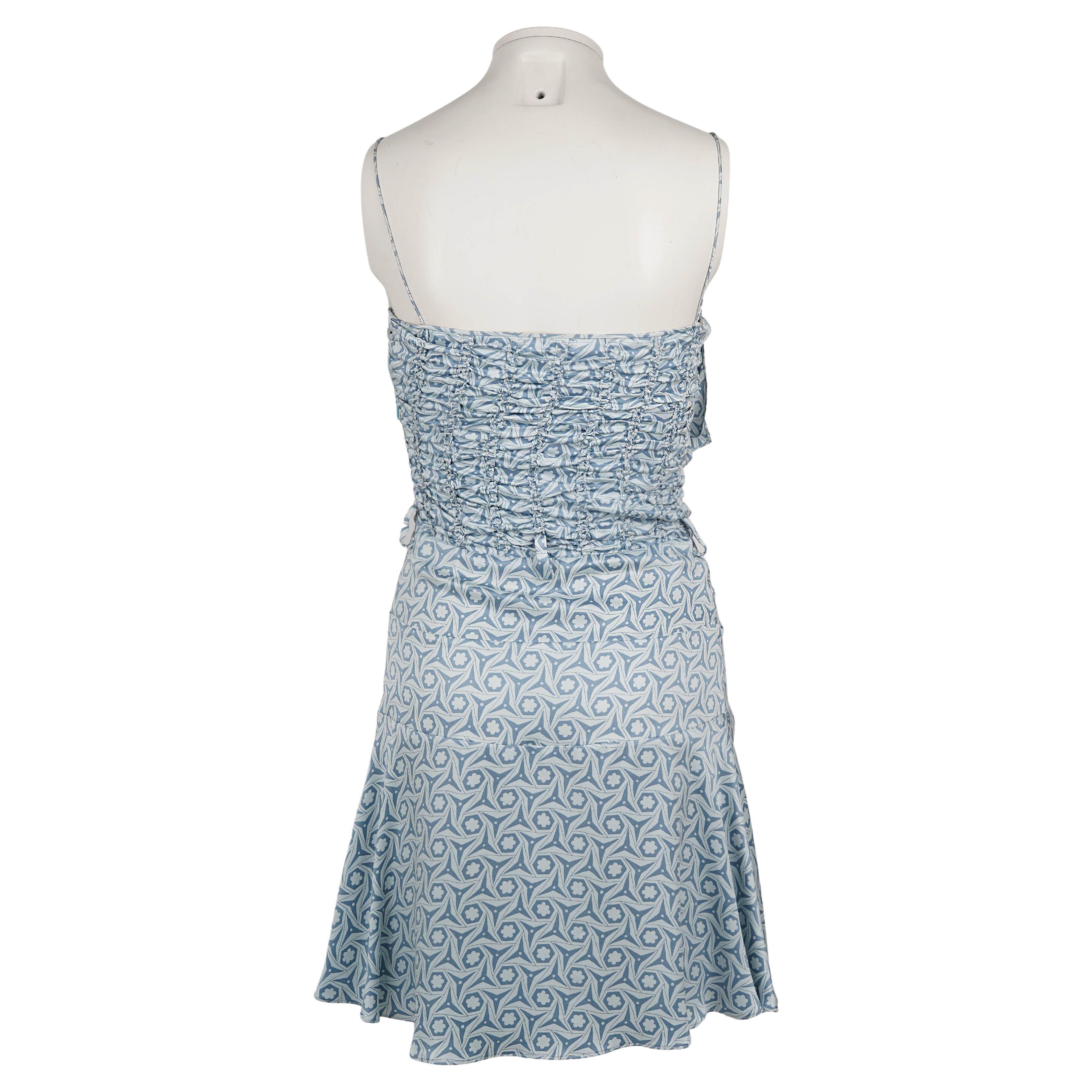 John Galliano F/W 2010 Laufsteg Seidenkleid mit Swarovski-Kristallverzierung im Angebot 3