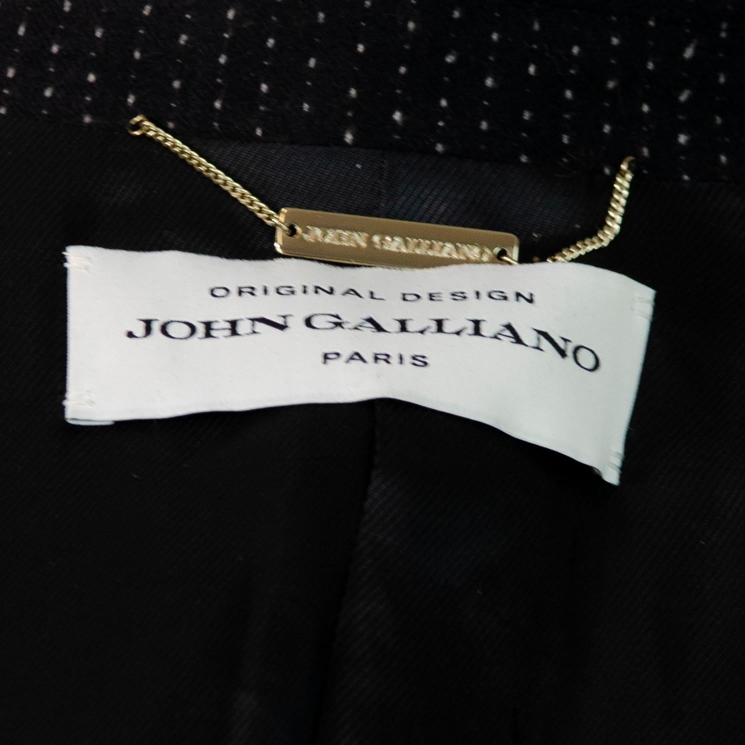 JOHN GALLIANO - Blazer tailleur contemporain, automne-hiver 2017 en vente 5