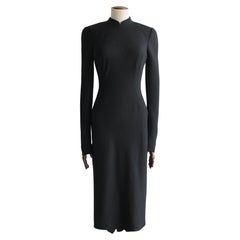 John Galliano F/W96 ‘Baby Maker’ Black Crepe Dress