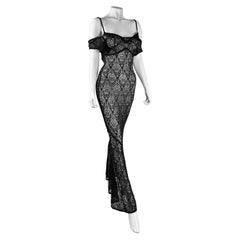 Vestido calado John Galliano Otoño 1999