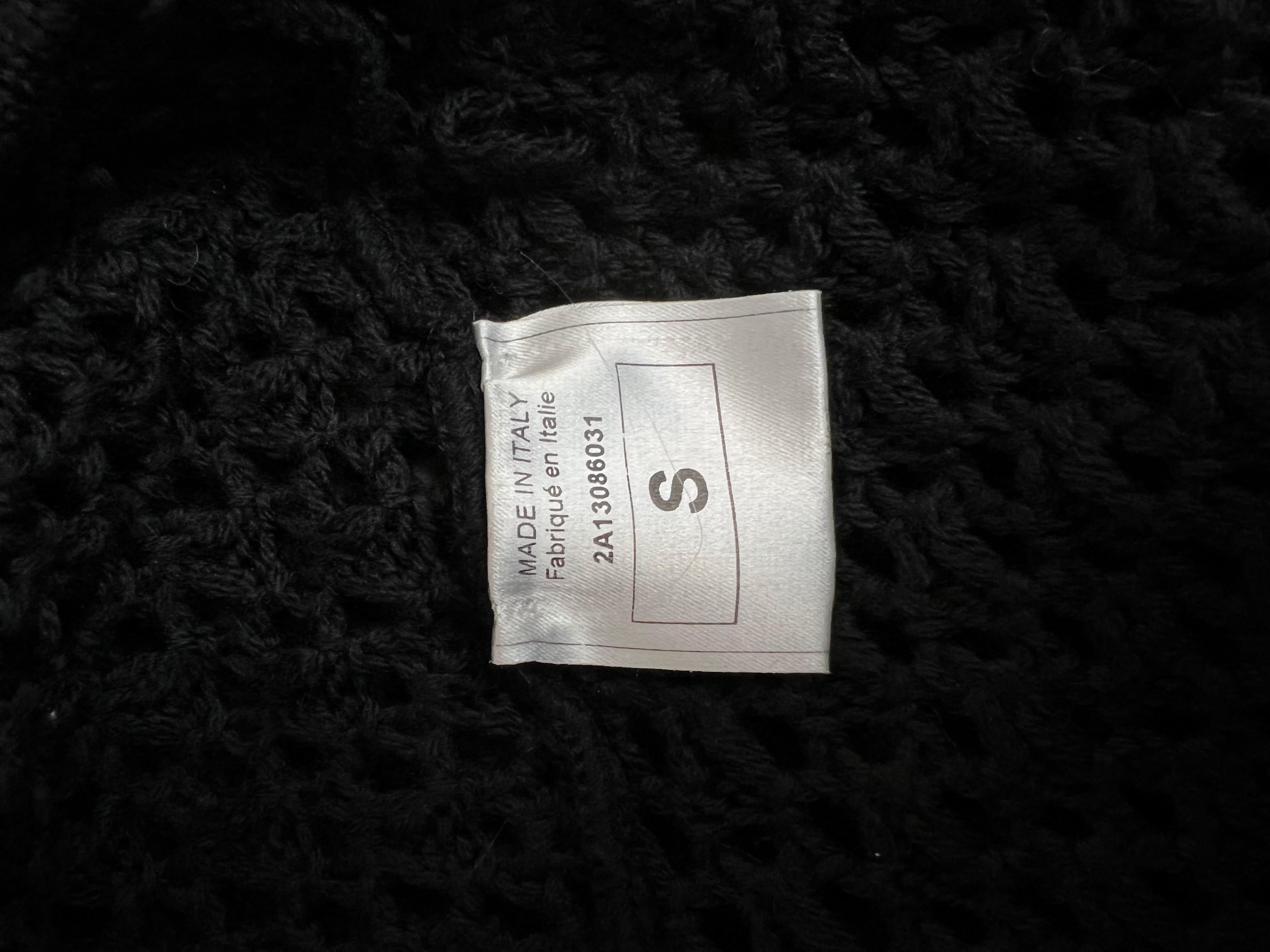 John Galliano Fall 2002 Knit Coat For Sale 1