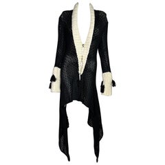 John Galliano Fall 2002 Knit Coat