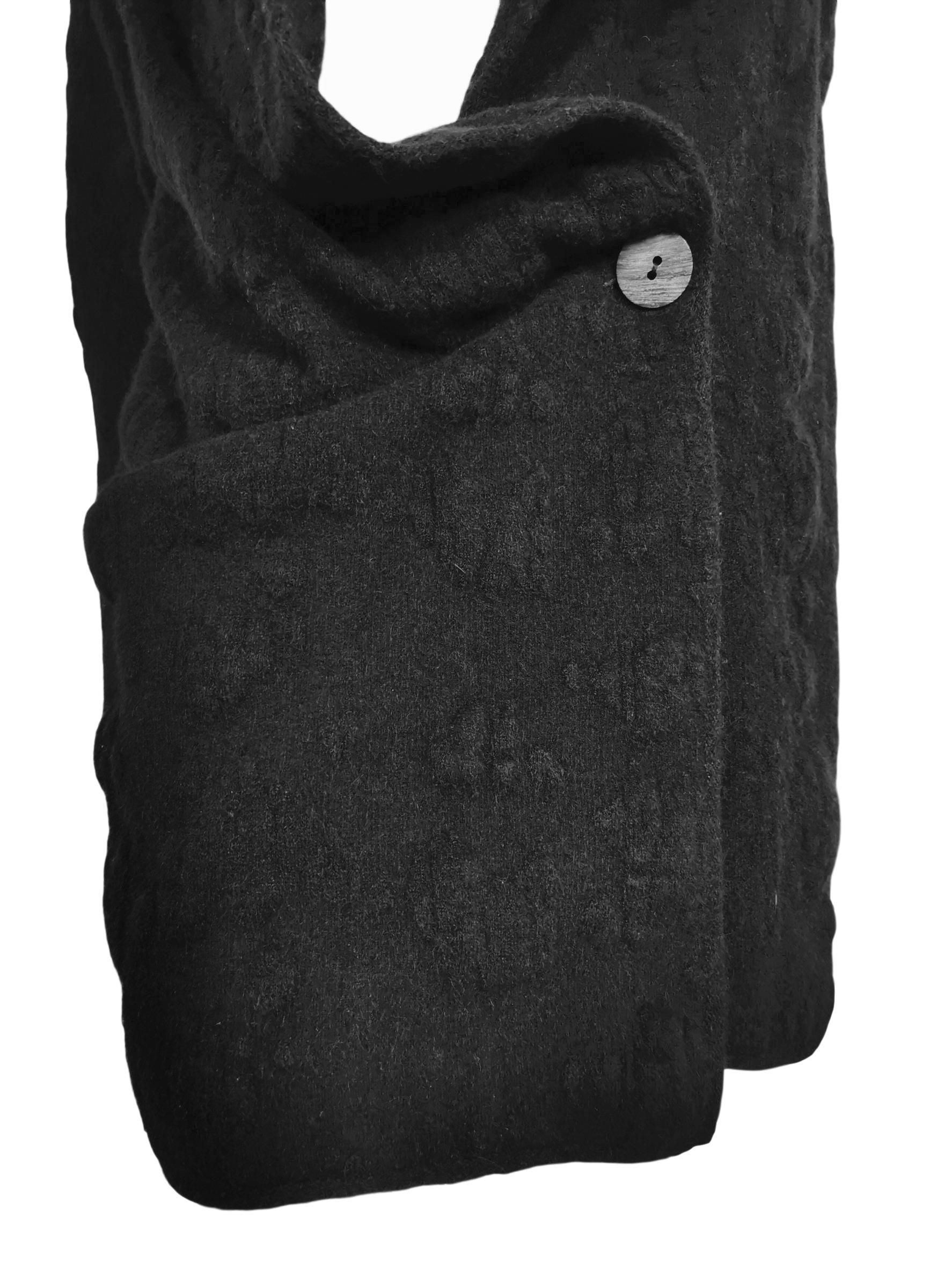 John Galliano Fall/Winter 2000 Oversize Slouchy Textured Wool and Mohair Coat For Sale 2
