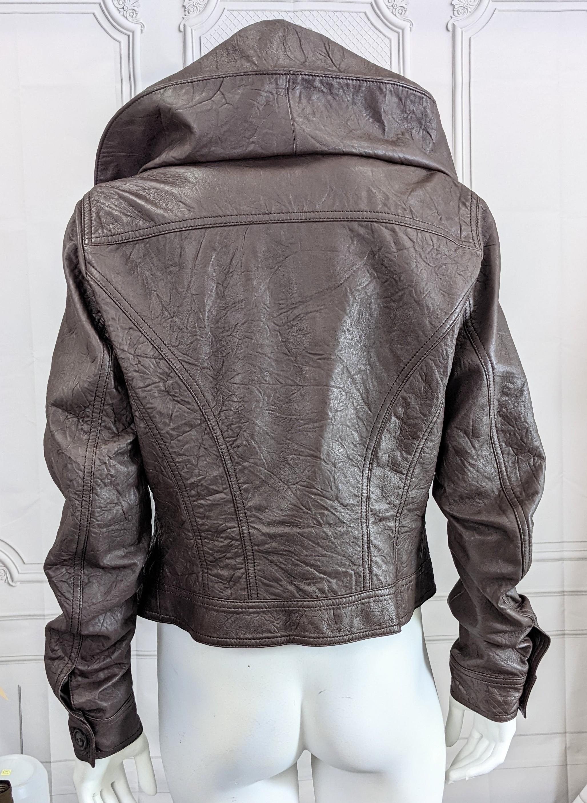 john galliano leather jacket