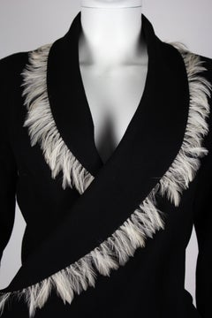 John Galliano Feather Jacket, Fall/Winter 1999