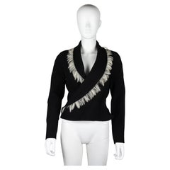 John Galliano Feather Jacket, Fall/Winter 1999