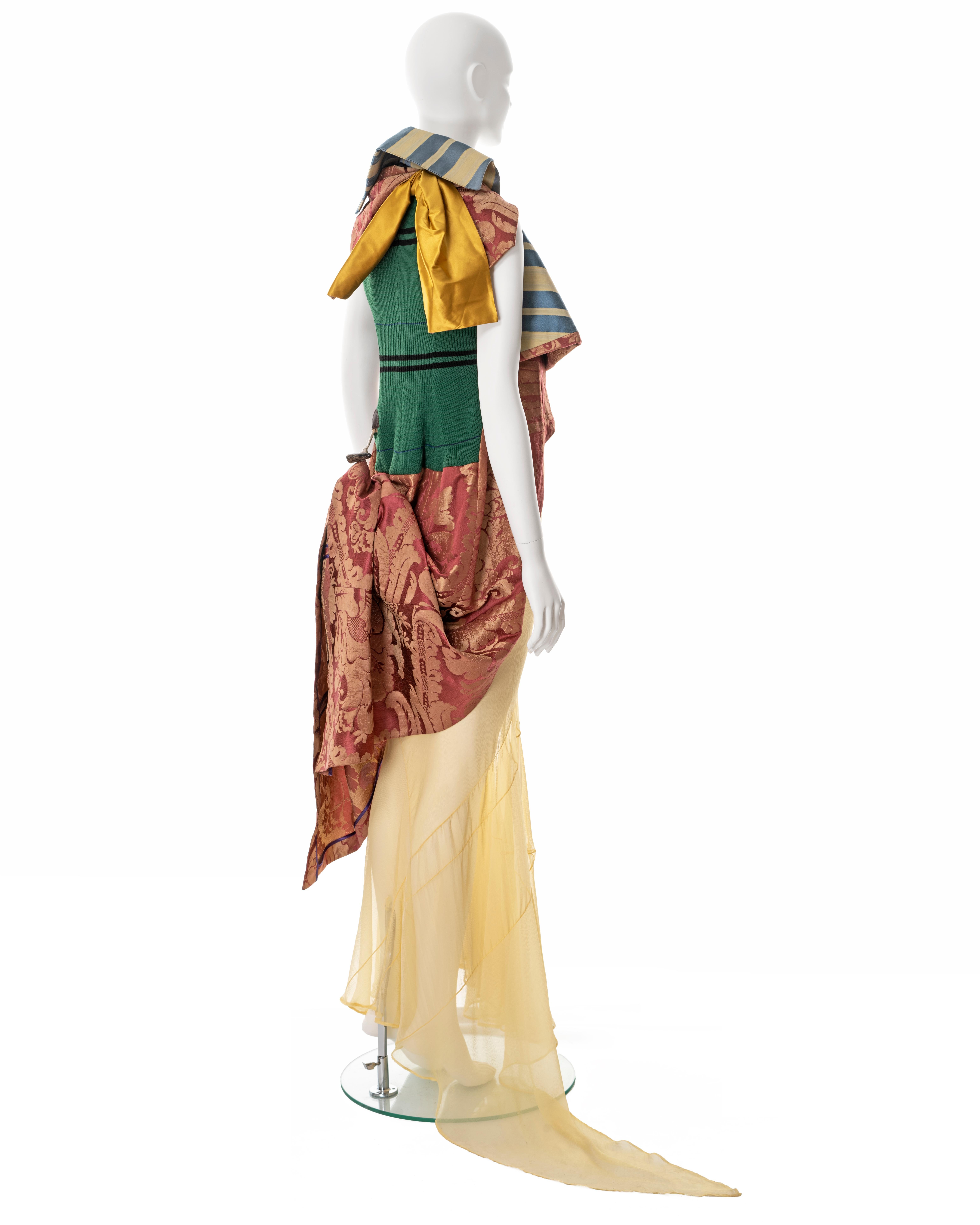 John Galliano 'Filibuster' tailcoat and bias-cut silk slip dress set, ss 1993 For Sale 11