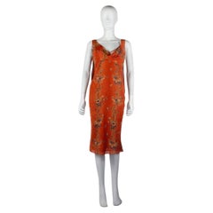 John Galliano Floral Silk Dress F/W 2000
