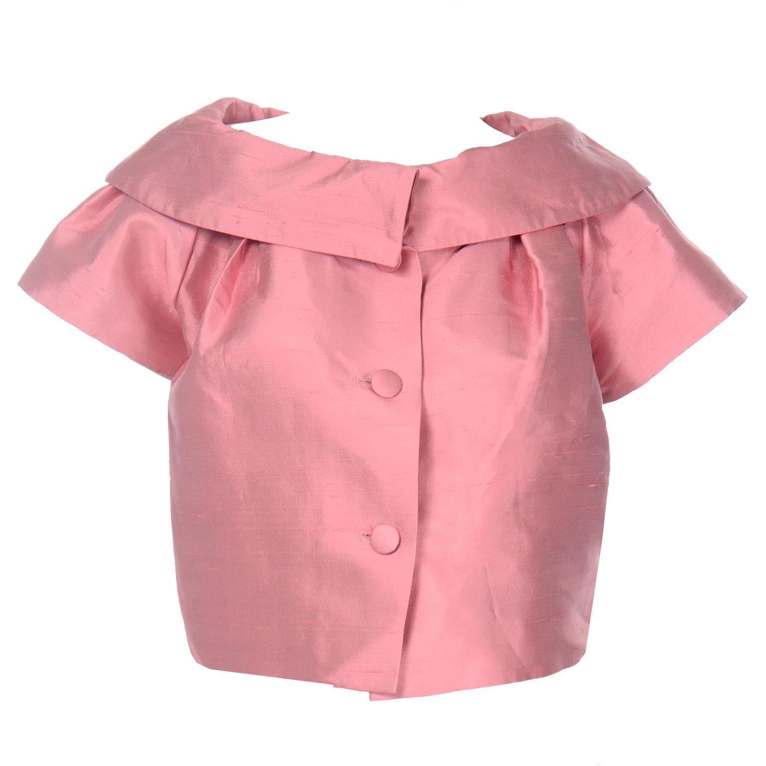John Galliano for Christian Dior 1960s Inspired Pink 2008 Vintage Jacket Top 10