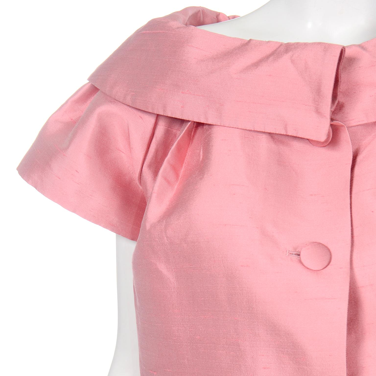 John Galliano for Christian Dior 1960s Inspired Pink 2008 Vintage Jacket Top 5