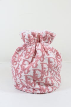 John Galliano for Christian Dior 90s Pink Trotter Bucket Bag