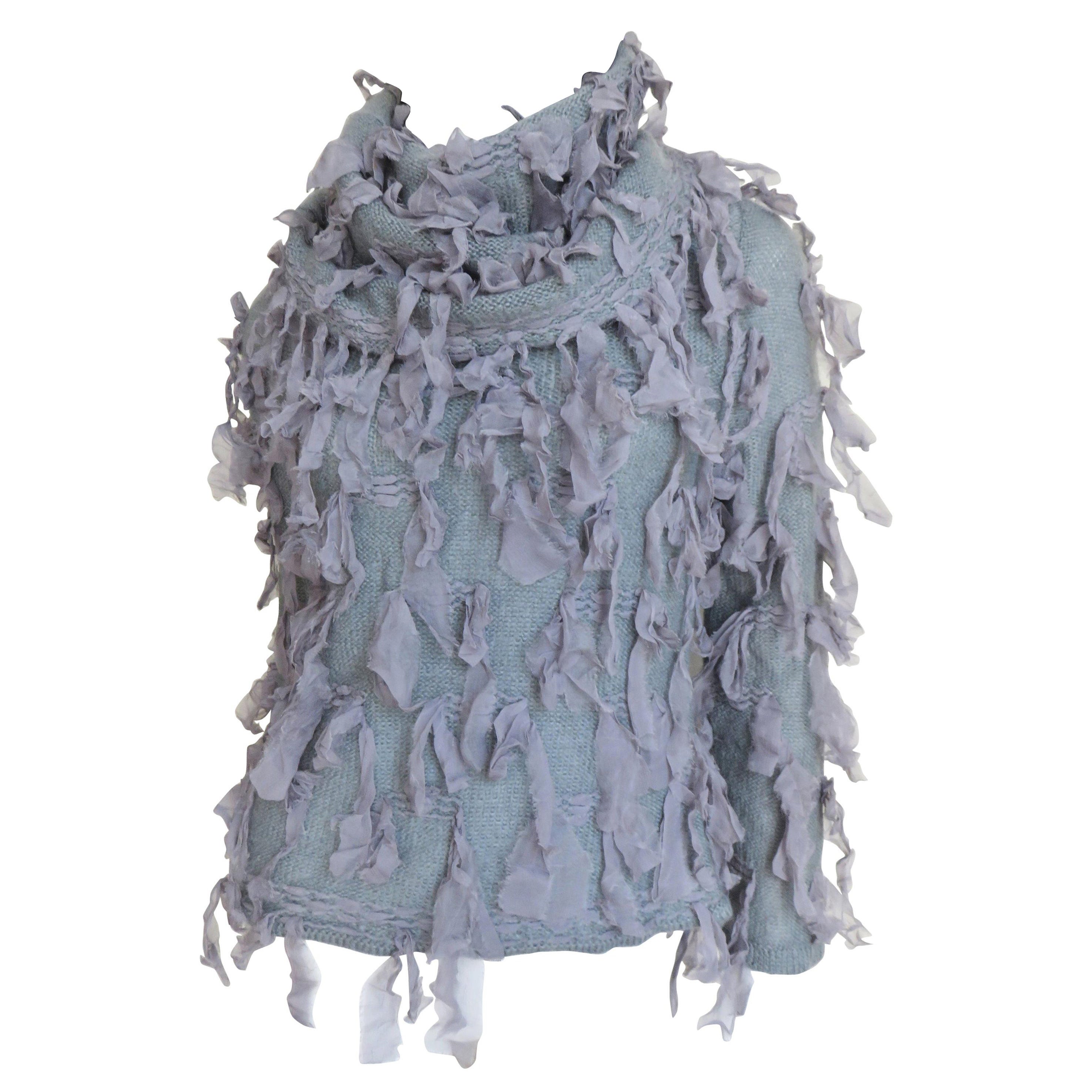 John Galliano für Christian Dior Boutique-Pullover mit Applique 1990er