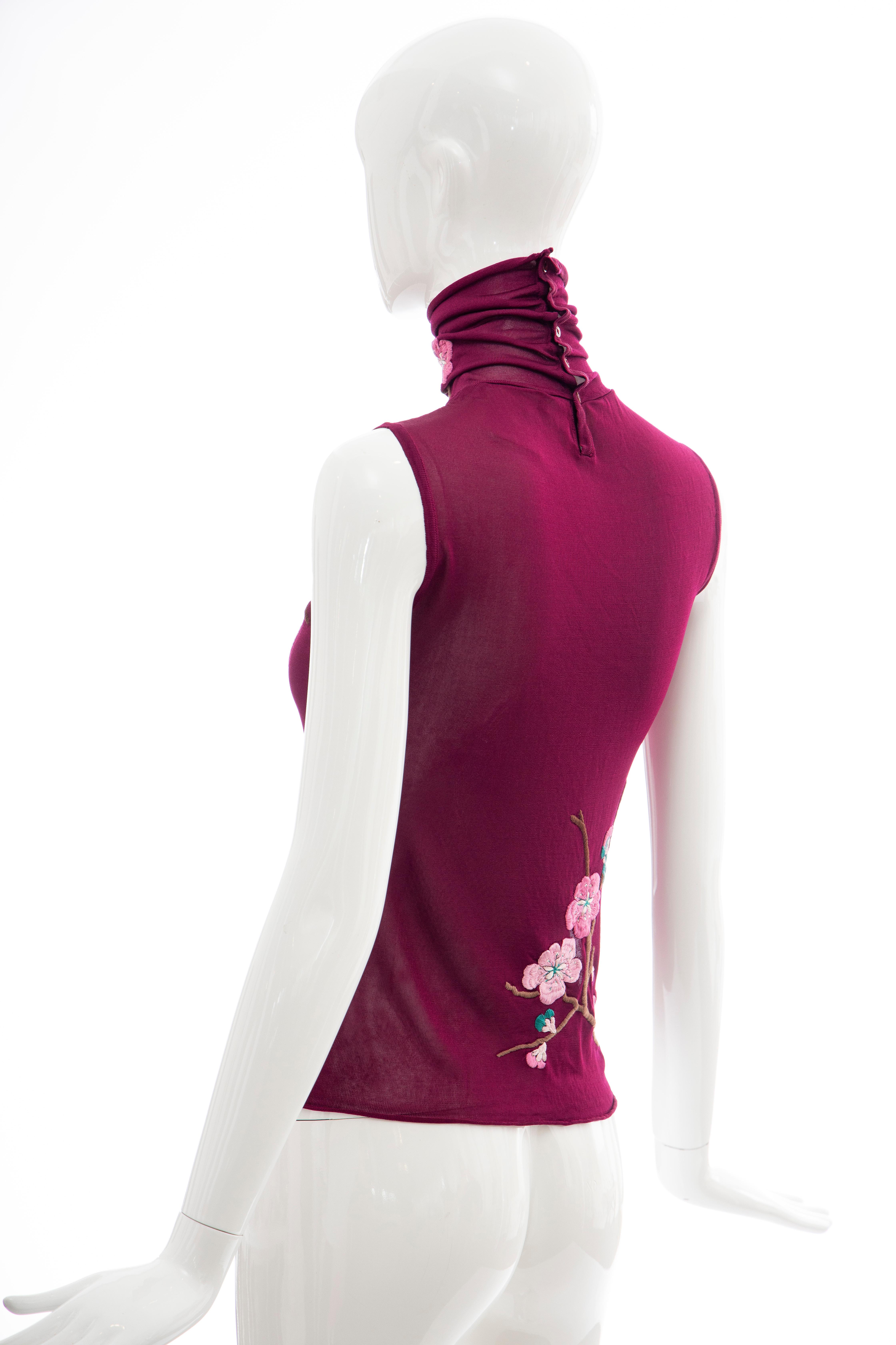 John Galliano for Christian Dior Embroidered Sleeveless Top, Fall 2003 2