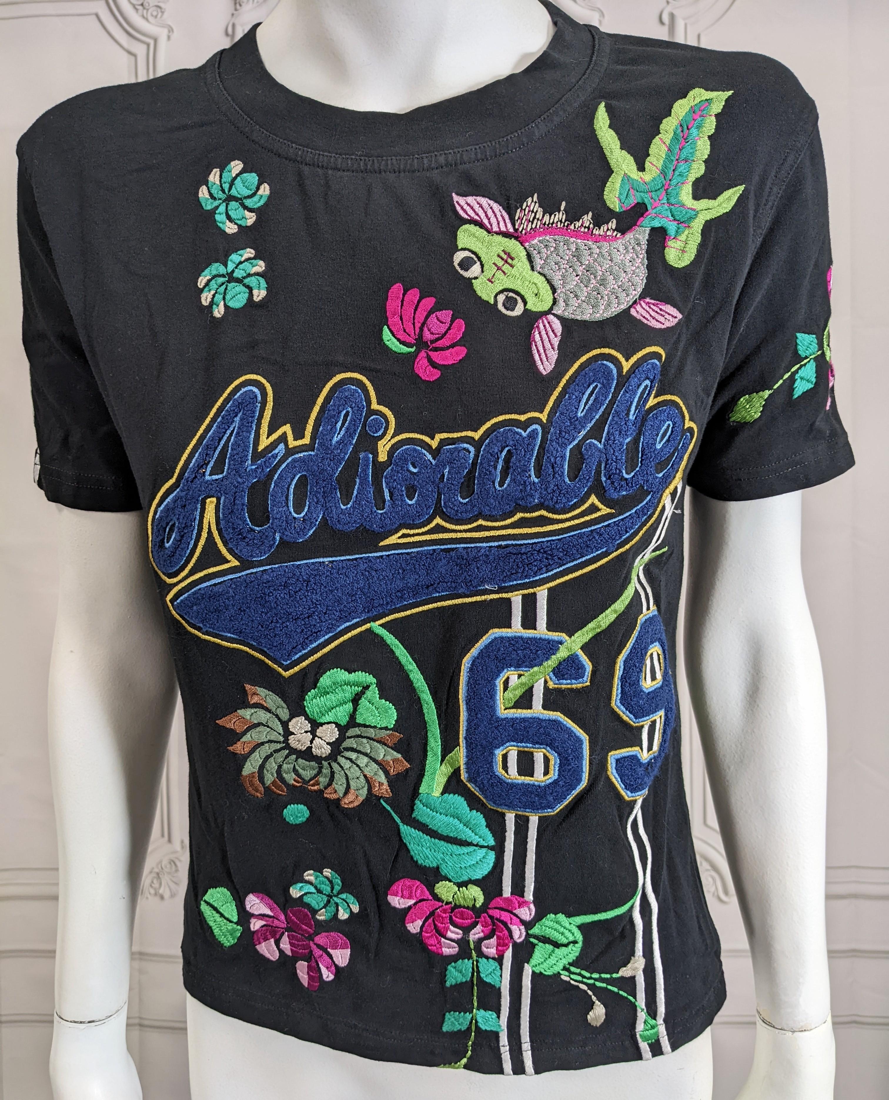 John Galliano for Christian Dior Fall/Winter 2003 "Adiorable" Tee Shirt For  Sale at 1stDibs | adiorable shirt