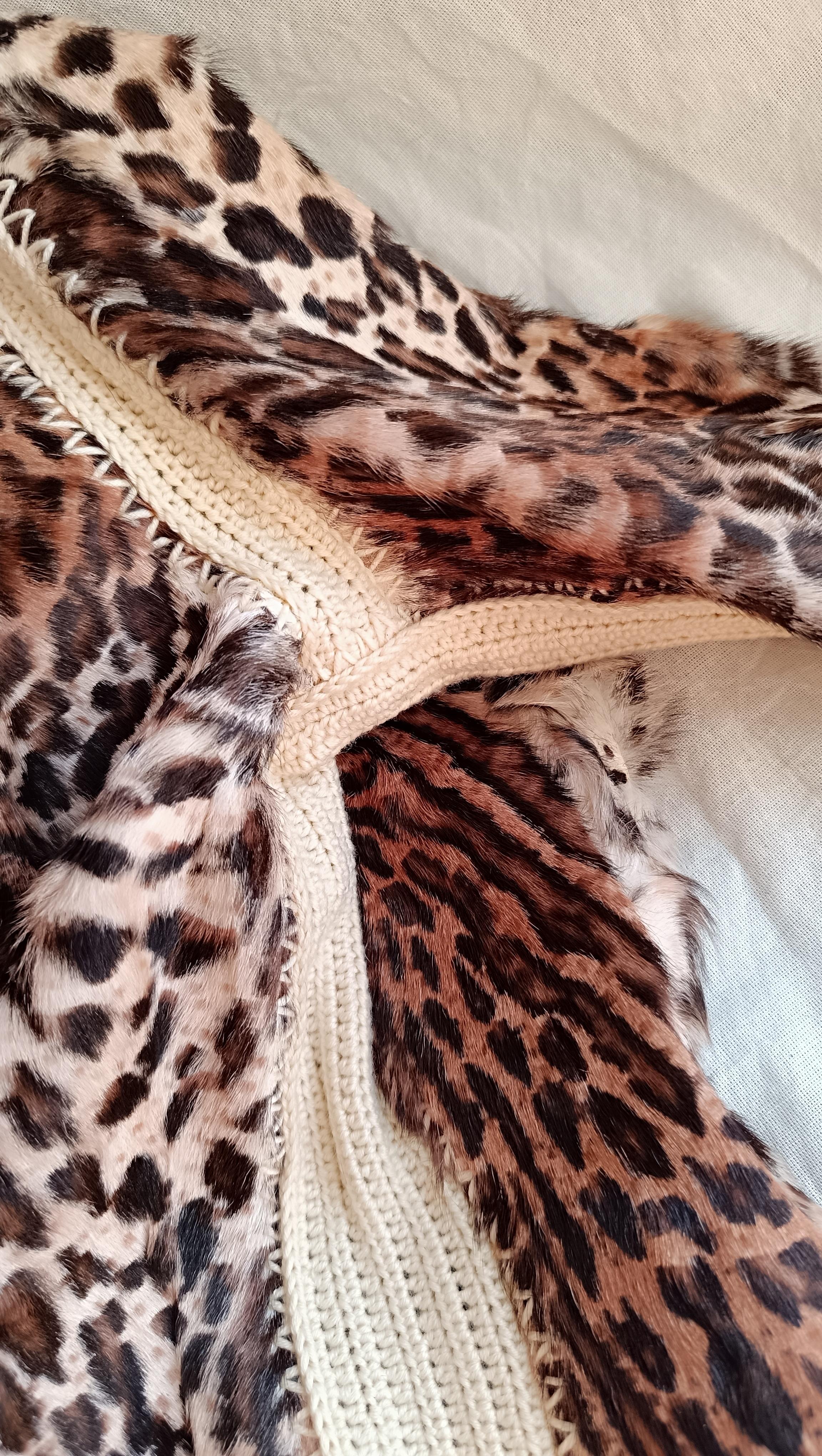 John Galliano for Christian Dior jacket 2005 IT 42 FR 38 Mizza Bricard leopard  For Sale 11