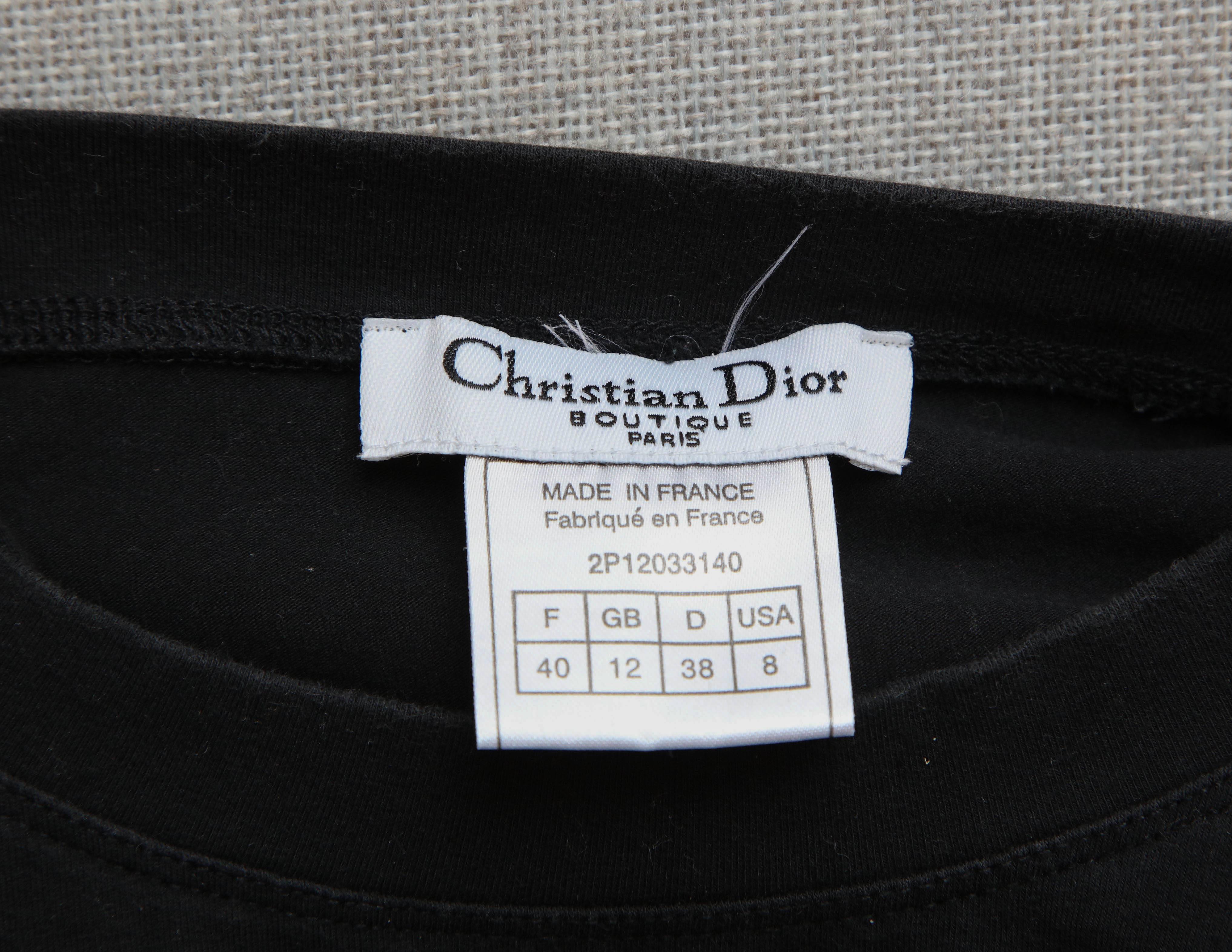 Black John Galliano for Christian Dior 