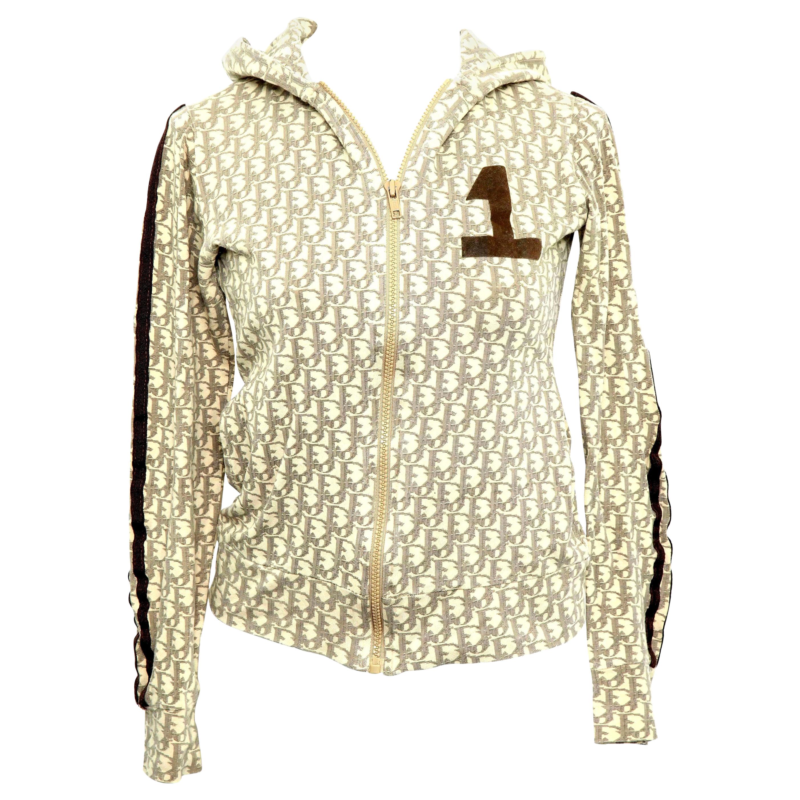 dior brown sweatshirt