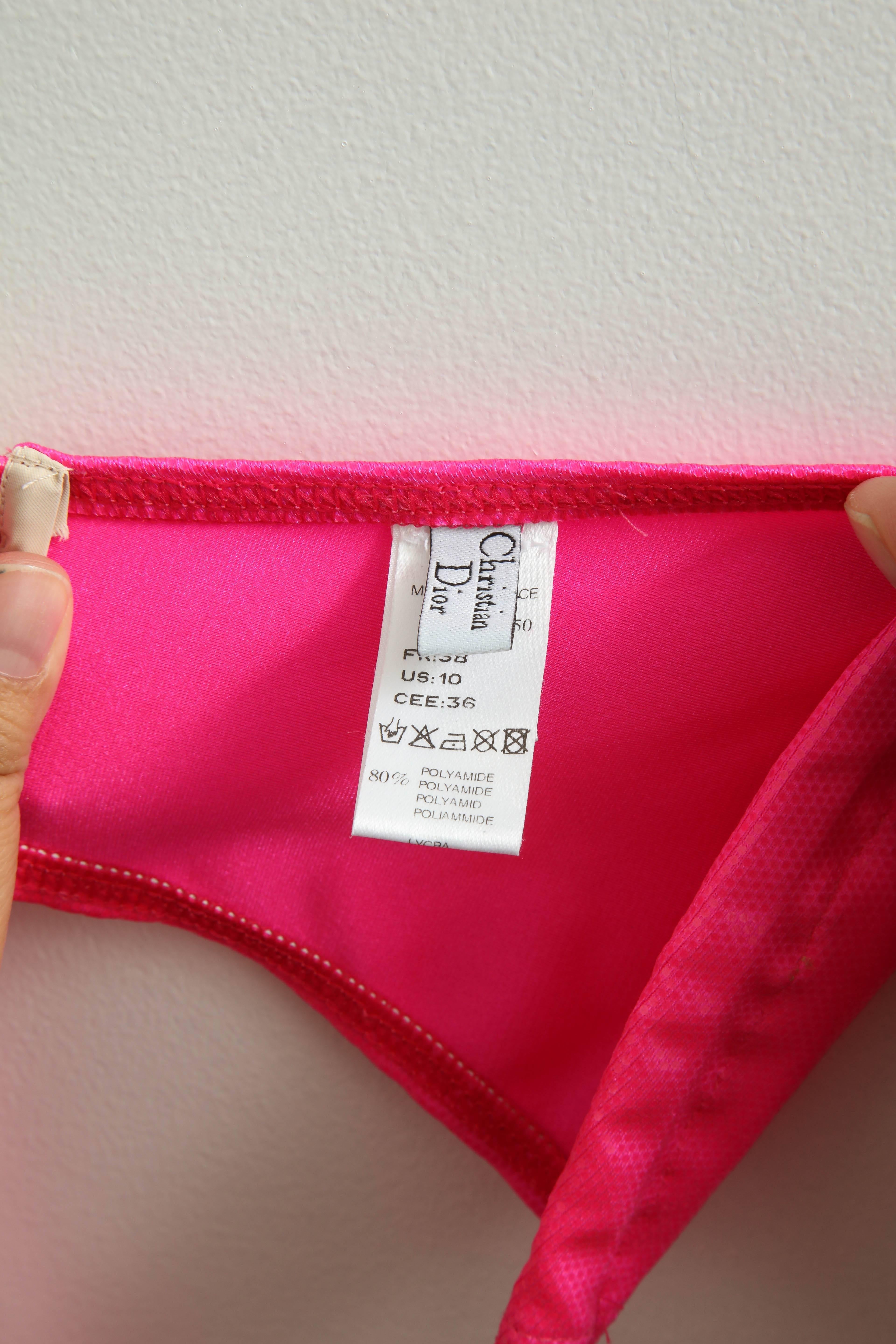 John Galliano for Christian Dior Pink Bikini For Sale 4
