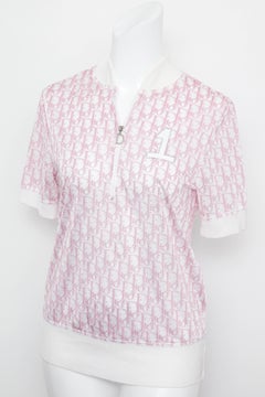 John Galliano for Christian Dior Pink Trotter Logo Shirt