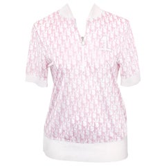 John Galliano for Christian Dior Pink Trotter Logo Shirt