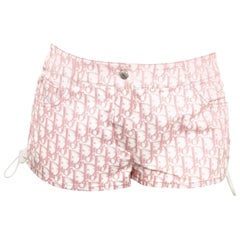 John Galliano for Christian Dior Pink Trotter Logo shorts