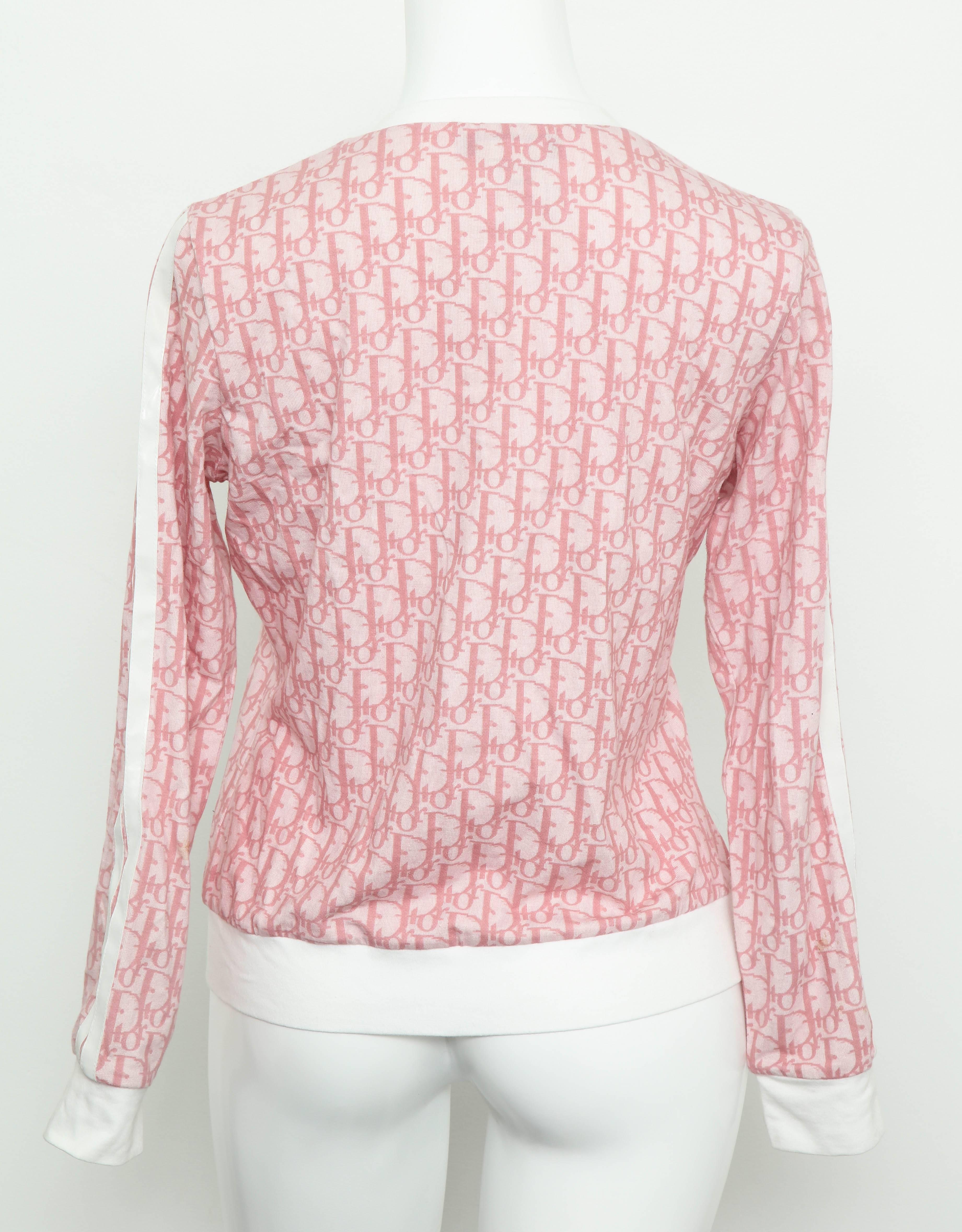 pink dior sweater