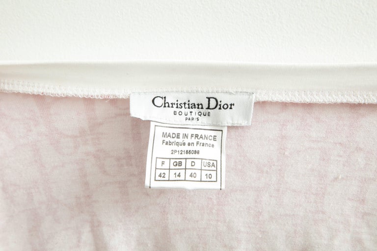 John Galliano for Christian Dior Pink Trotter Logo Sweater For Sale at ...