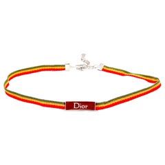 John Galliano for Christian Dior Rasta Collection Choker 