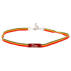 John Galliano for Christian Dior Rasta Collection Choker 