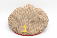 John Galliano for Christian Dior Rasta Logo Hat "1" Printed
