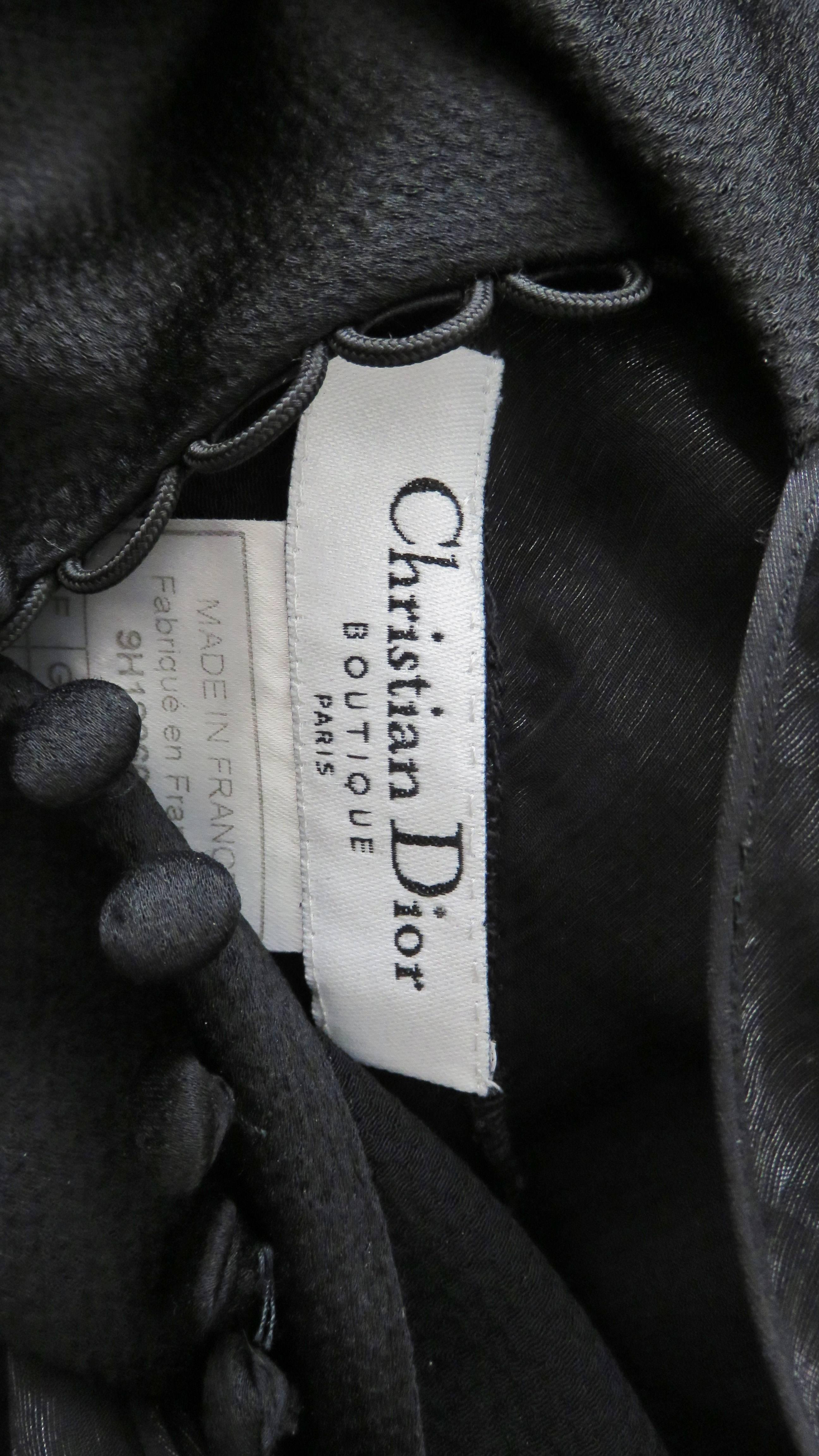 John Galliano for Christian Dior Sheer Back Silk Dress 8