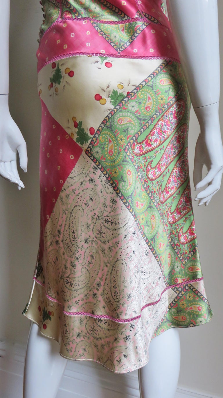 John Galliano for Christian Dior Silk Slip Dress For Sale at 1stdibs