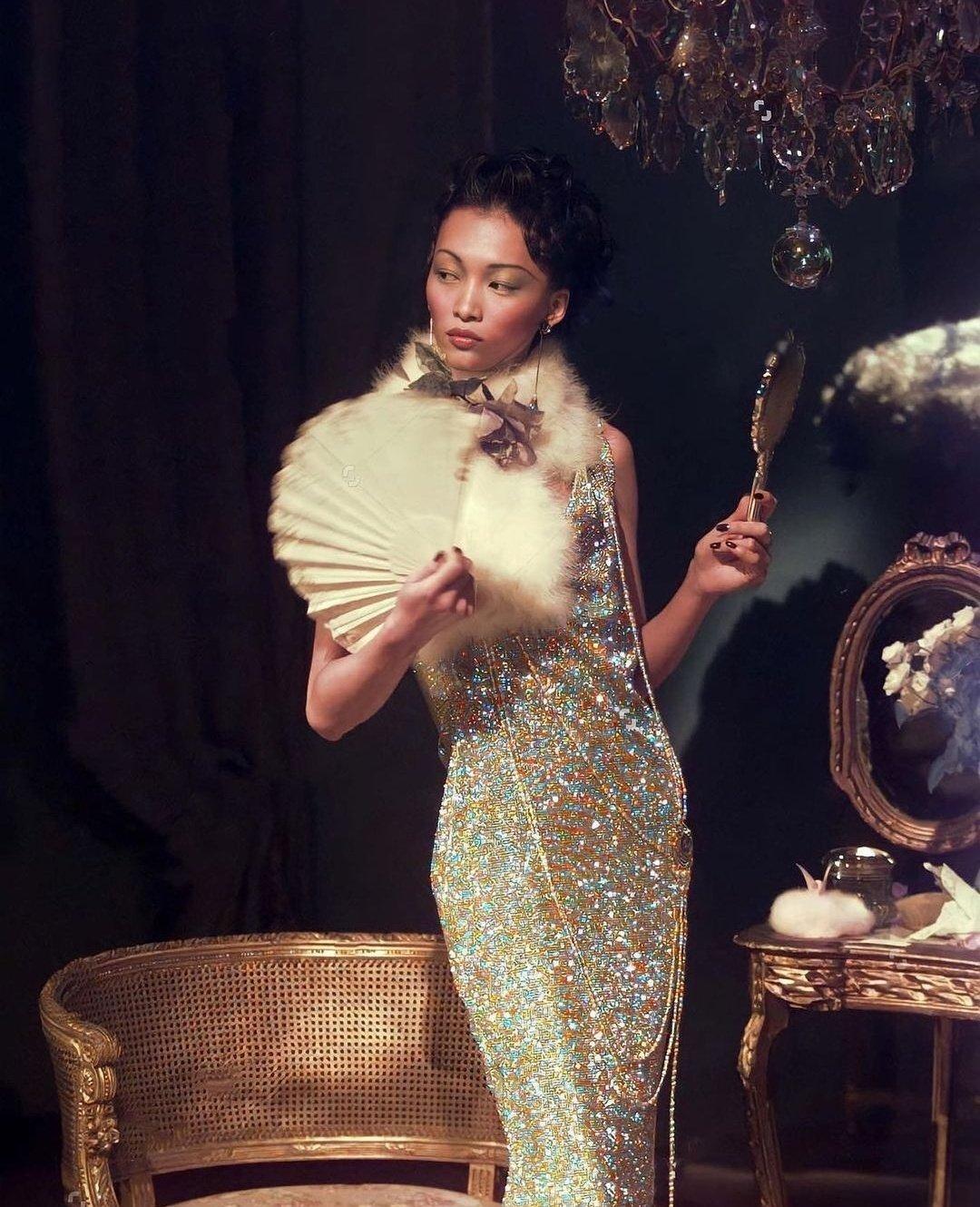 John Galliano for Christian Dior Primavera/Estate 1998 Collana elaborata di perle Raj in vendita 8