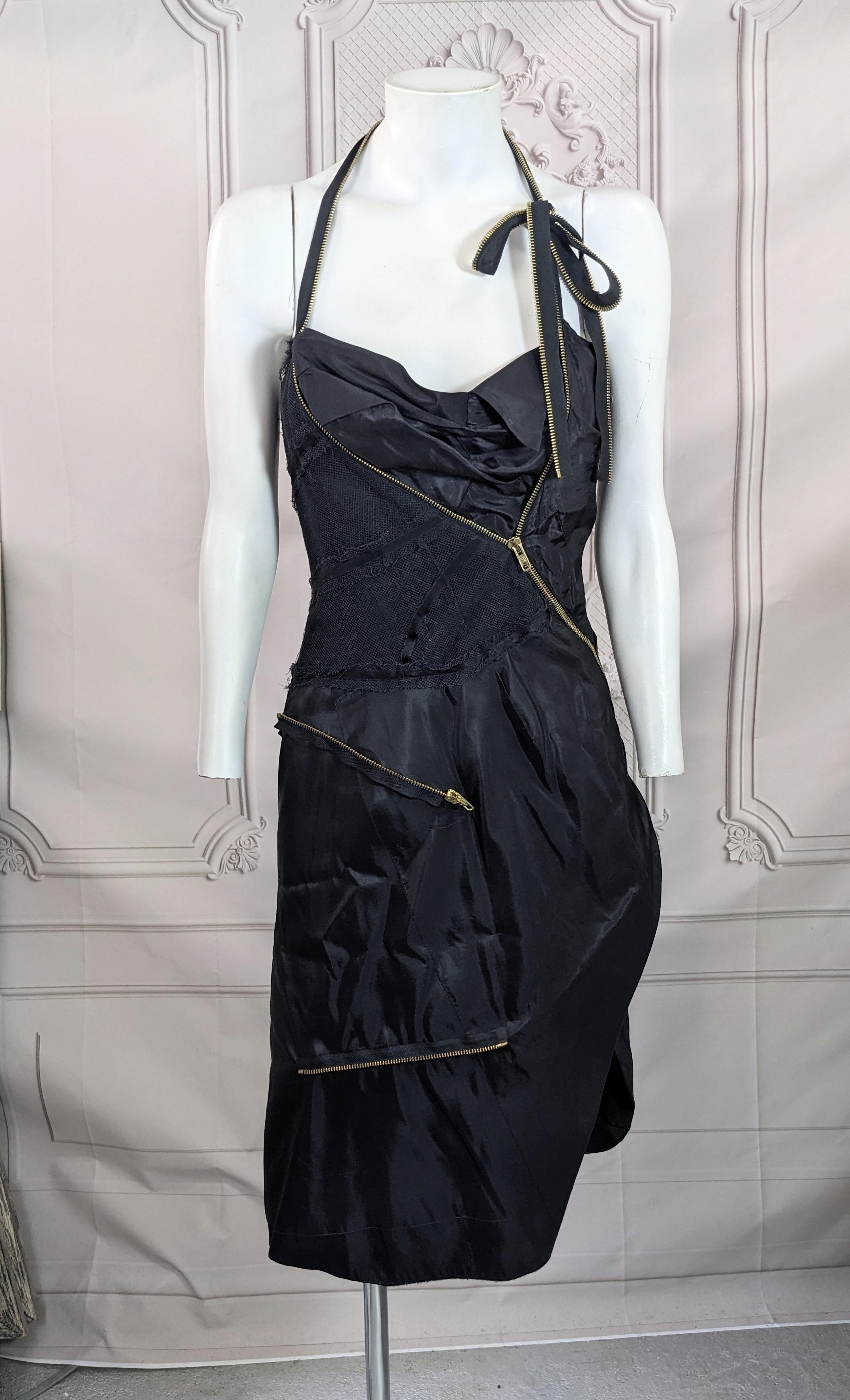 John Galliano for Christian Dior Anhänger Trash Mini Dress Frühjahr Sommer 2001 im Angebot 5