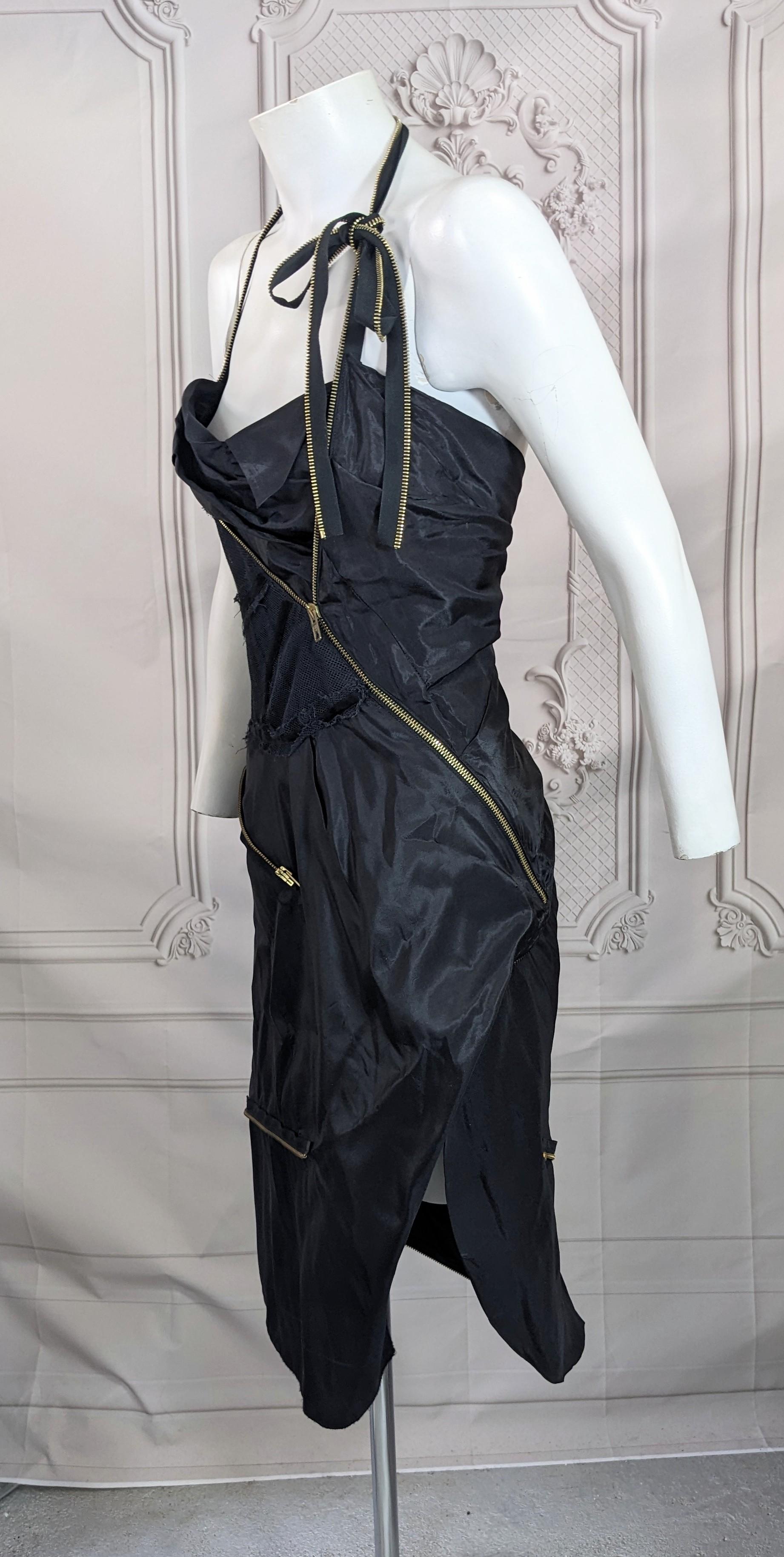 John Galliano for Christian Dior Anhänger Trash Mini Dress Frühjahr Sommer 2001 im Angebot 6