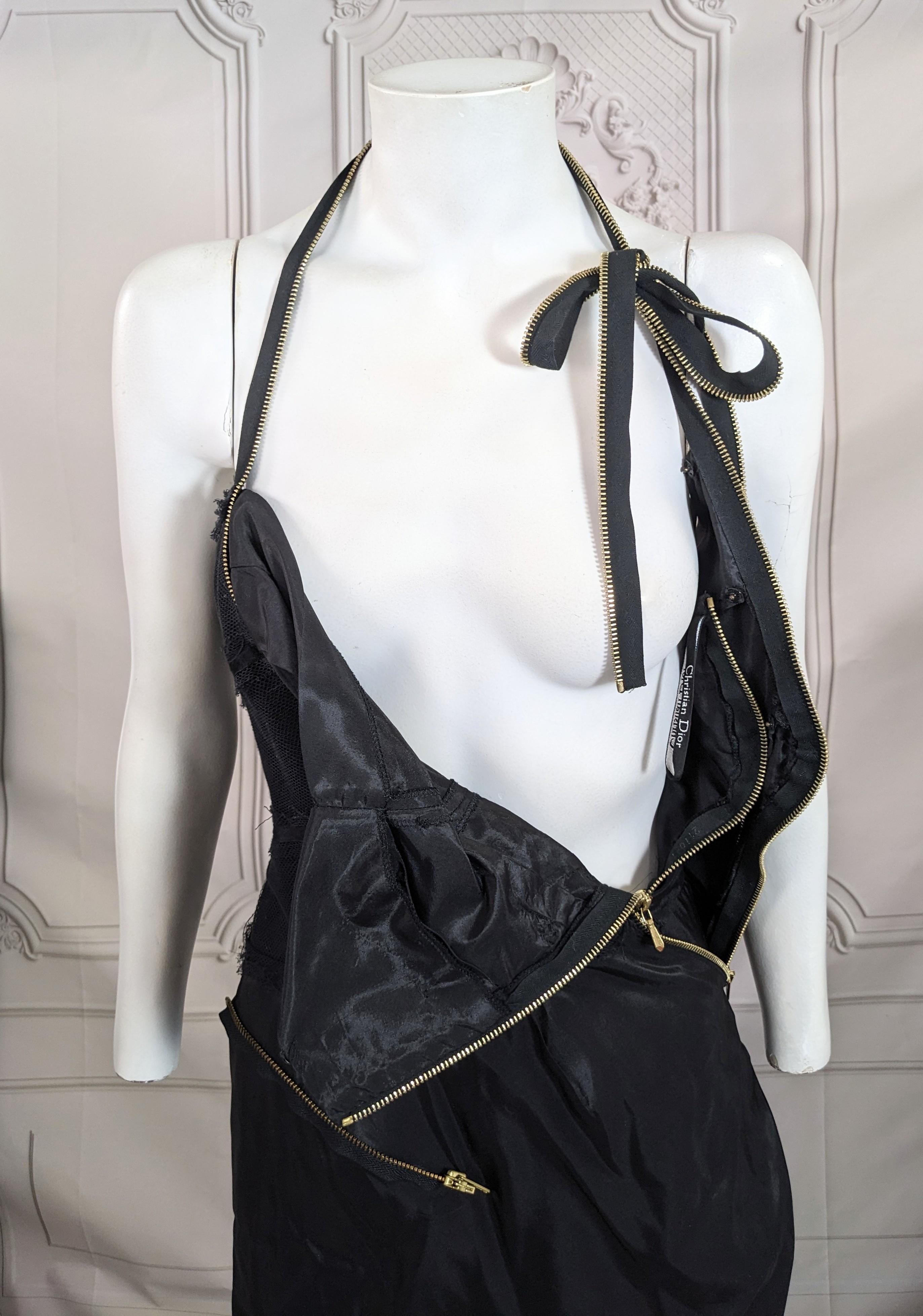 John Galliano for Christian Dior Anhänger Trash Mini Dress Frühjahr Sommer 2001 im Angebot 10