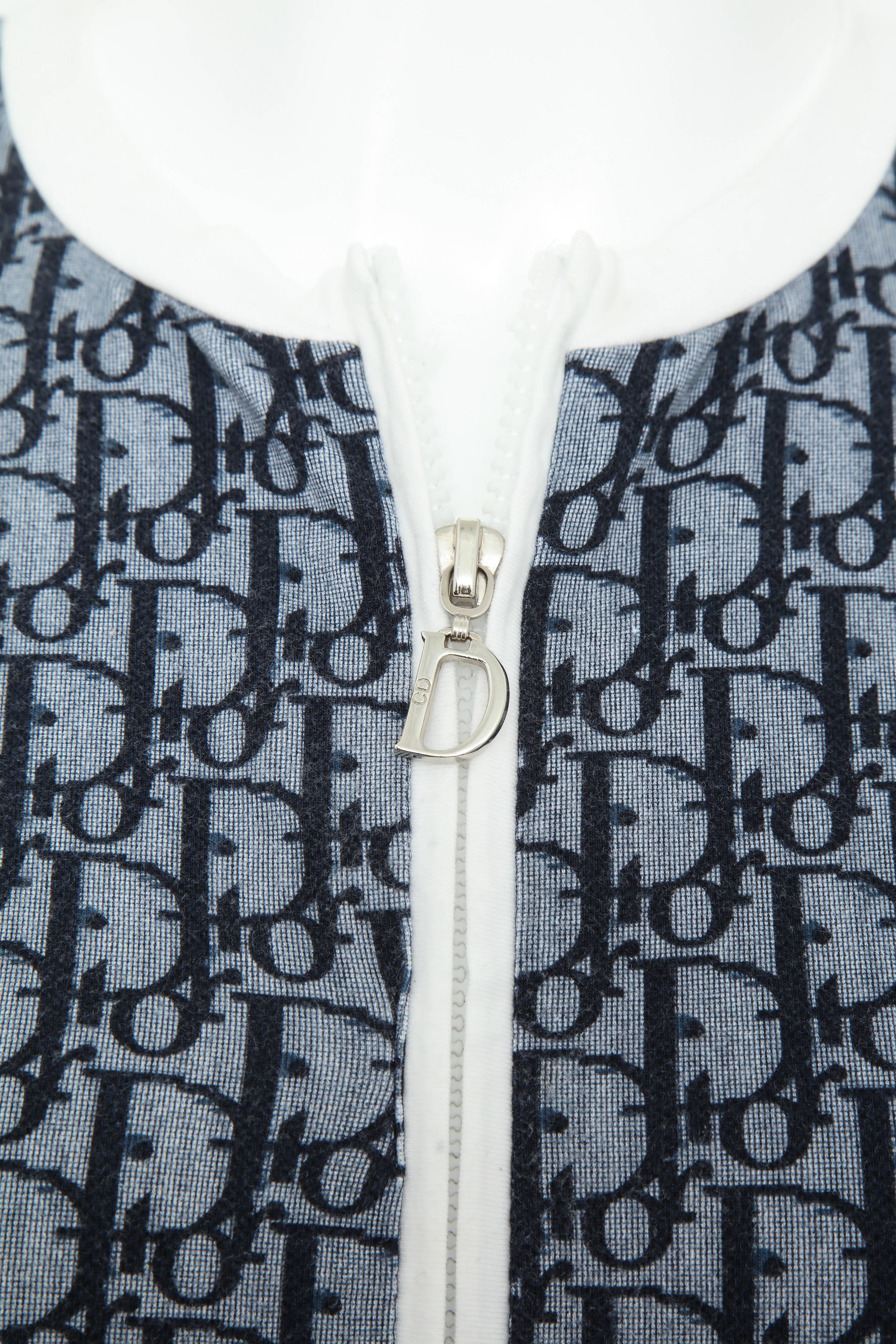 Very rare John Galliano for Christian Dior trotter logo sweatshirt. 
French size 40