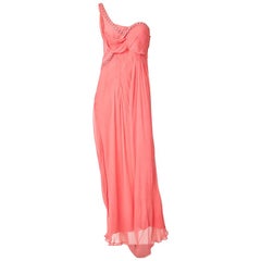 John Galliano For Dior Chiffon Gown