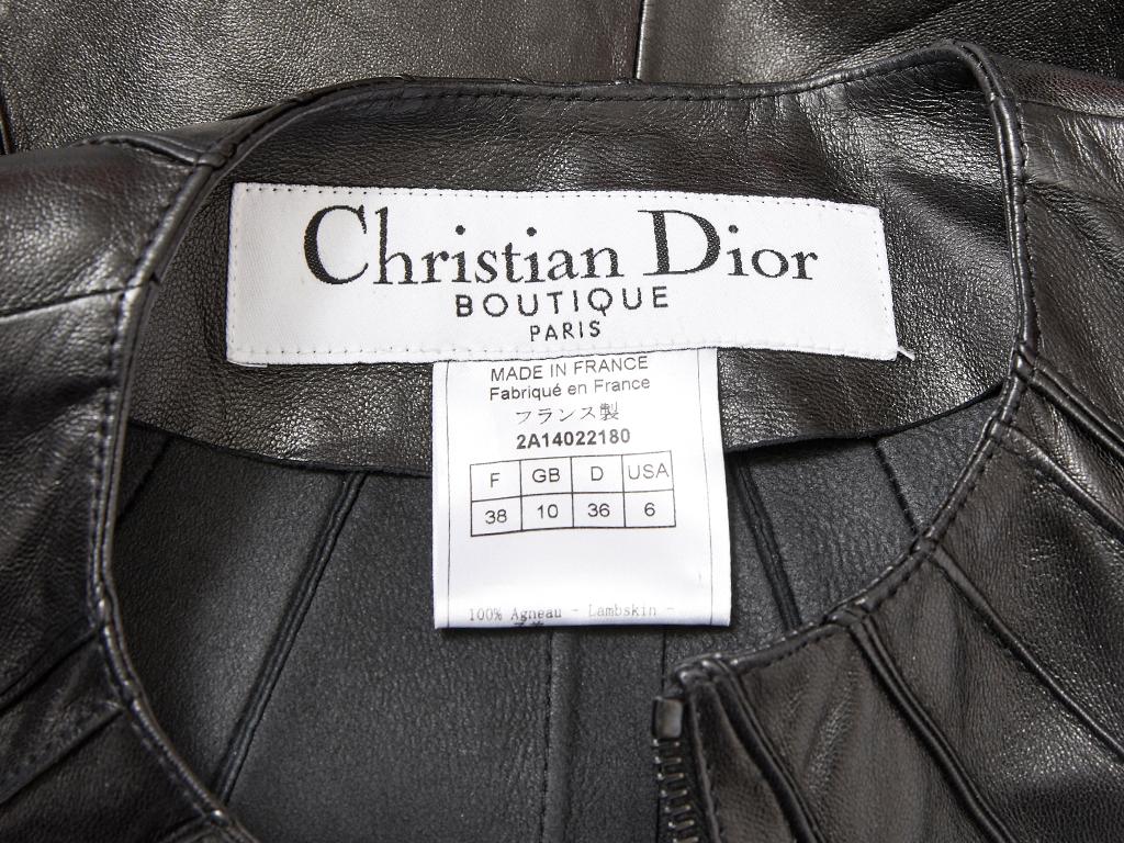 John Galliano for Dior Leather Jacket 1