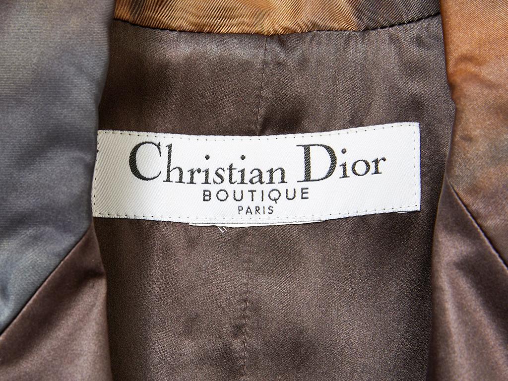 Women's John Galliano for Dior Silk Ombred Coat